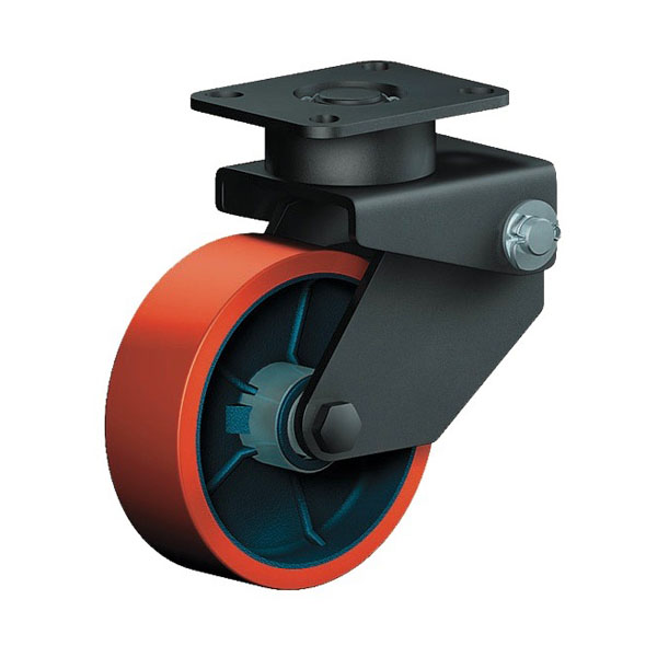 Fixed Castor Spring-loaded Castors Series MFA, Wheel Z